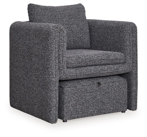 Vreni - Charcoal / Black - Accent Chair