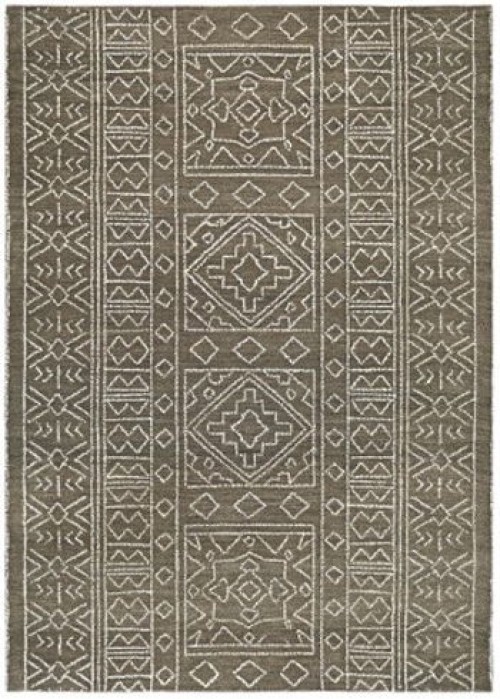 Merrittman - Brown / Ivory - Medium Rug
