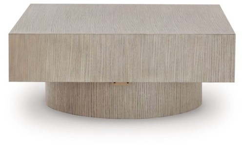 Jorielyn - Light Grayish Brown - Square Cocktail Table