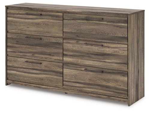 Elbrim - Brown - Dresser And Mirror