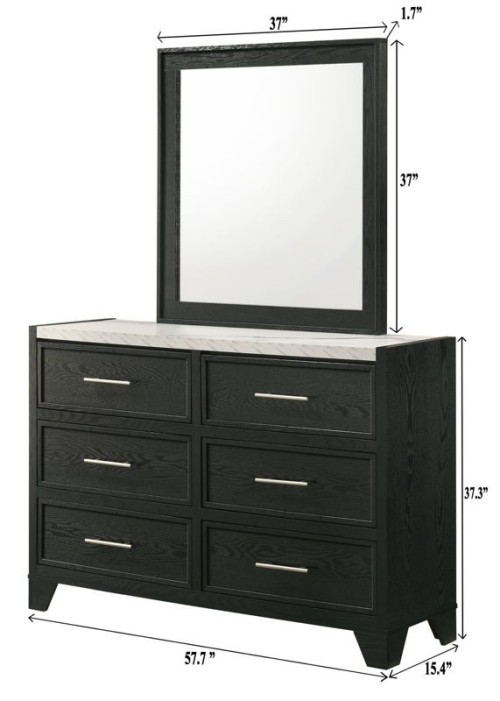 Lamar - Dresser - Black