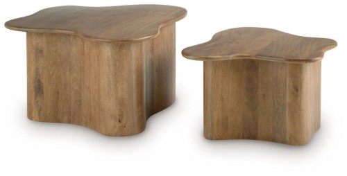 Abeford - Brown - Accent Cocktail Table (Set of 2)