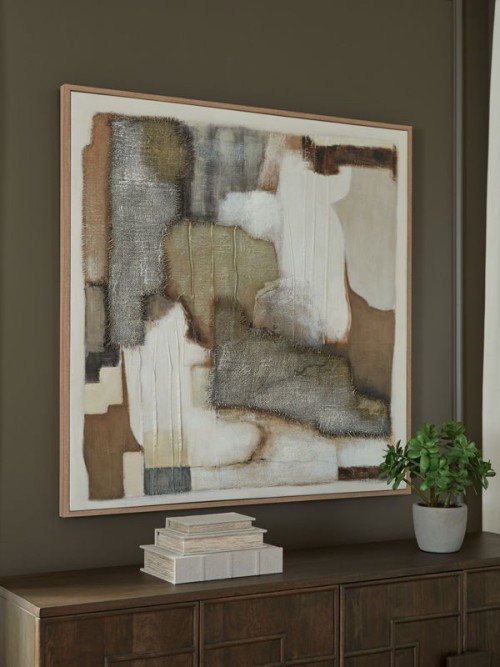 Wylander - Tan / Brown / Gray - Wall Art