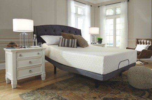 Chime 12 Inch Memory Foam - White - Queen Mattress - 12-inch