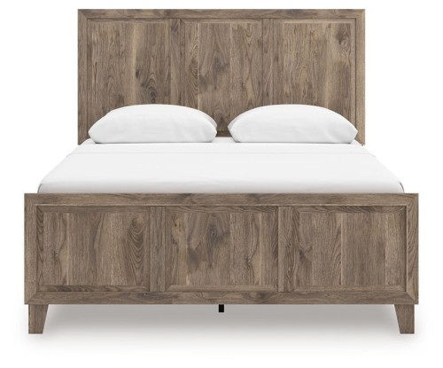 Rusticott - Brown - King Panel Bed