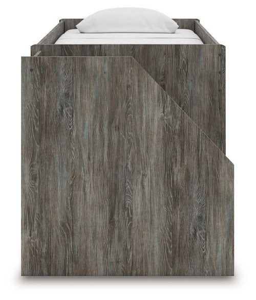 Frandern - Gray - Twin Loft Bed With Drawer Storage