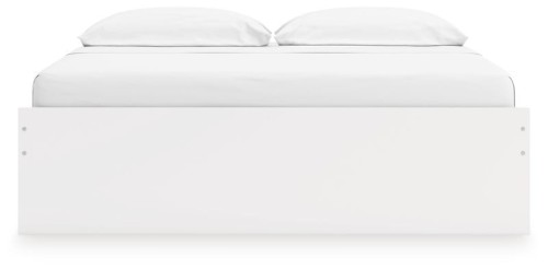 Onita - White - King Platform Bed With 2 Side Storage