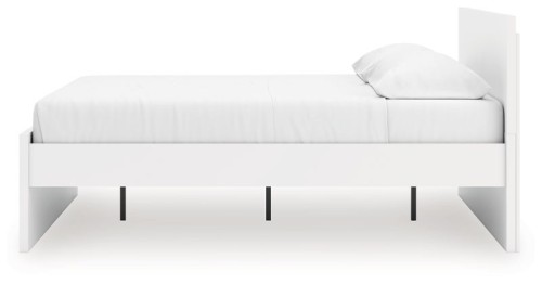 Onita - White - King Panel Platform Bed With Storage