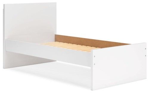 Onita - White - Queen Panel Platform Bed With 2 Side Storage