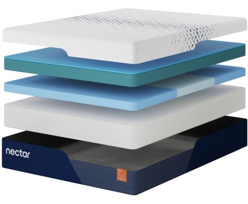 Nectar Ultra Memory Foam 5.1 - White - Queen Ultra Plush Mattress