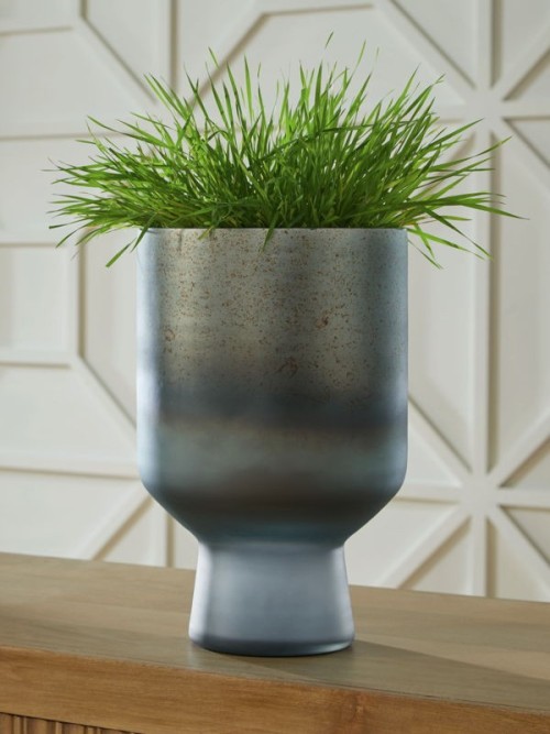 Pennmore - Antique Blue - Vase - 12"
