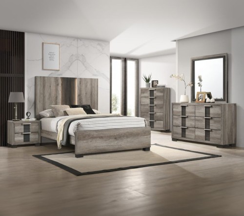 Rangley - Queen 4 Piece Bedroom Set - Driftwood