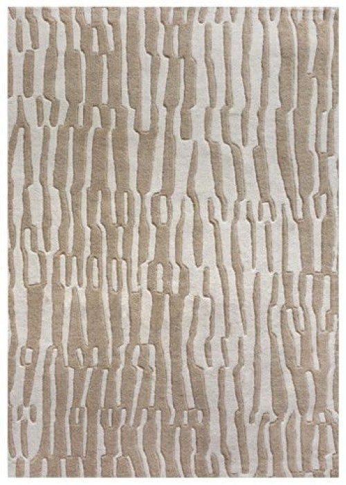 Corrbell - Beige / White - Medium Rug