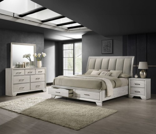 Jaymes - Queen 5 Piece Bedroom Set - Gray