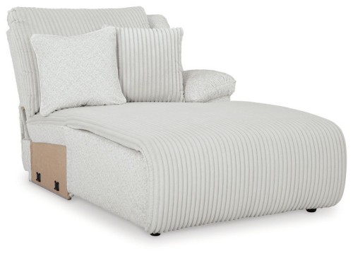 Top Tier - Alloy - 3-Piece Sectional Reclining Chofa With Raf Press Back Chaise