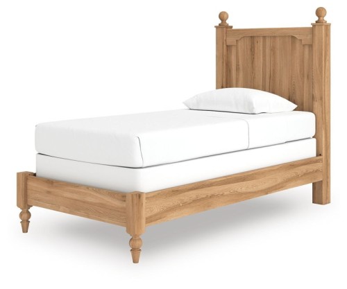Aleaport - Warm Brown - King Panel Bed