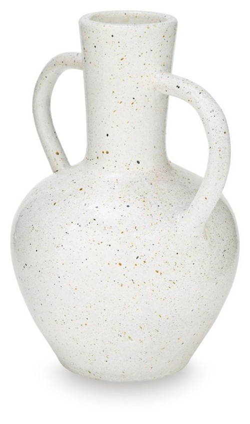 Dallinworth - White / Black - Vase - 15.75"