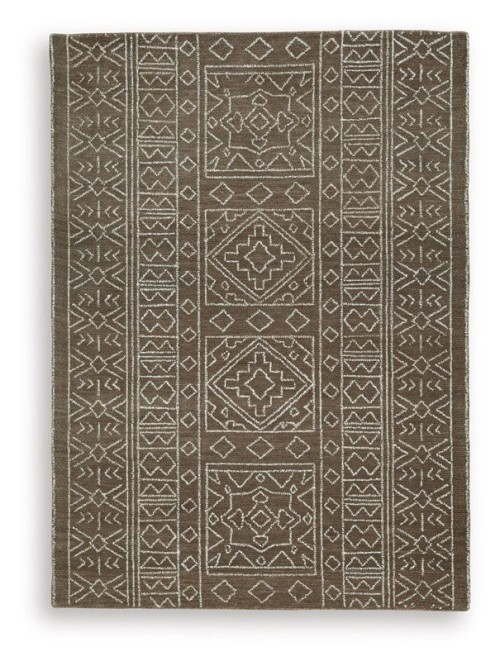 Merrittman - Brown / Ivory - Medium Rug
