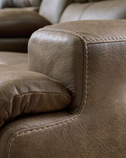 Beckley Place - Earth - Power Recliner With Adjustable Headrest