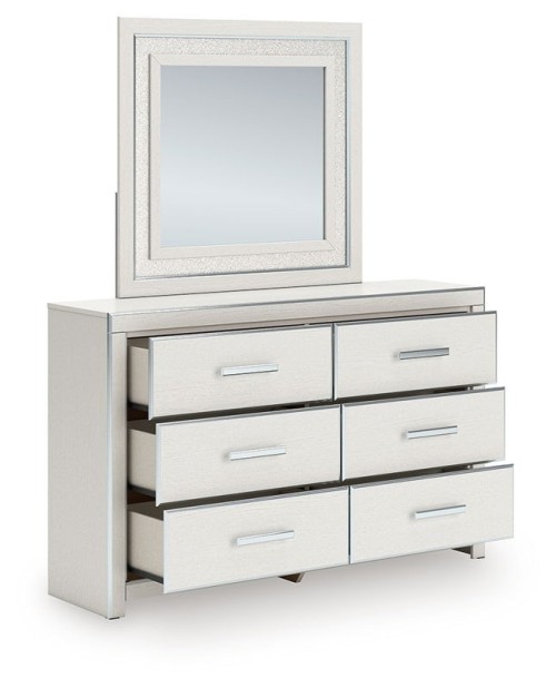 Zuraleus - Dresser And Mirror - White