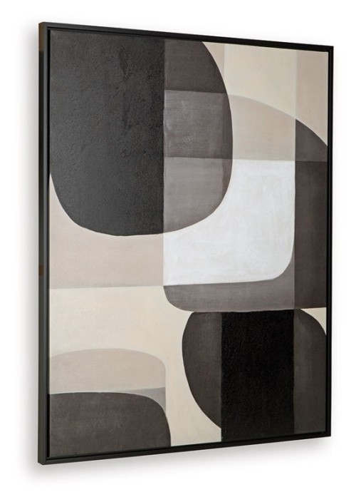 Kesleigh - Black / White - Wall Art