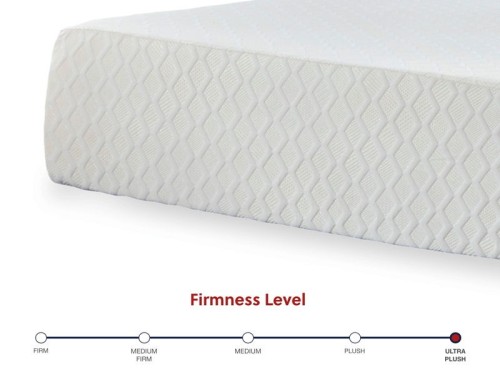 Chime 12 Inch Memory Foam - White - Queen Mattress - 12-inch