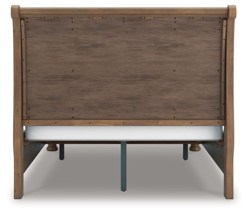 Feddinger - Medium Brown - California King Storage Sleigh Bed
