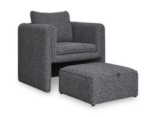 Vreni - Charcoal / Black - Accent Chair