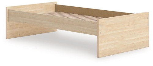 Onita - Natural - Twin Platform Bed With 1 Side Storage