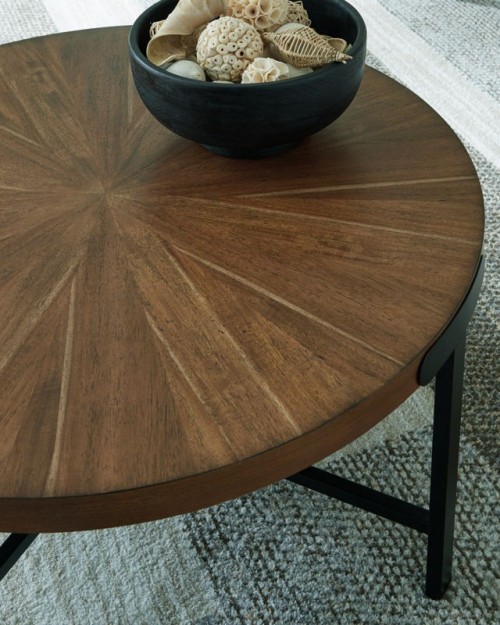 Crosstrail - Brown - Occasional Table Set (Set of 3)