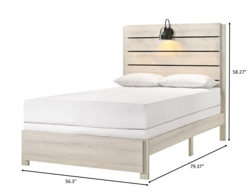 Carter - Full 4 Piece Bedroom Set - Brown