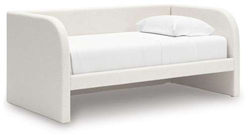 Arloster - Tan / White - Twin Upholstered Day Bed