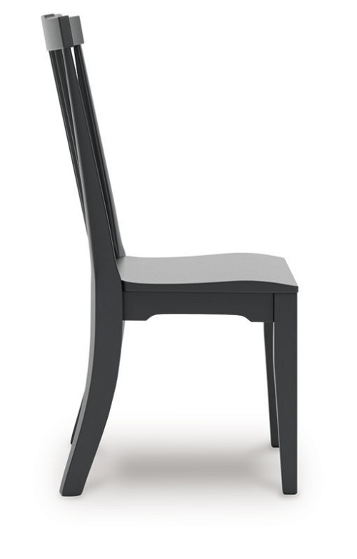 Brenkerton - Black - Dining Room Side Chair (Set of 2)