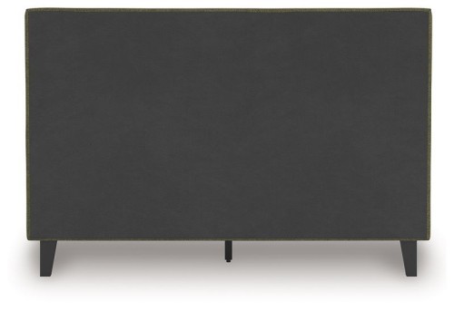 Chirason - Sage Green - Queen Upholstered Bed With Roll Slats
