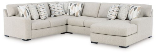 LaureLGrove - Pebble - 5-Piece Sectional With RAF Corner Chaise