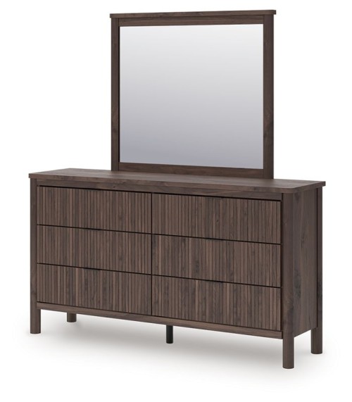 Pamytta - Brown - Dresser And Mirror