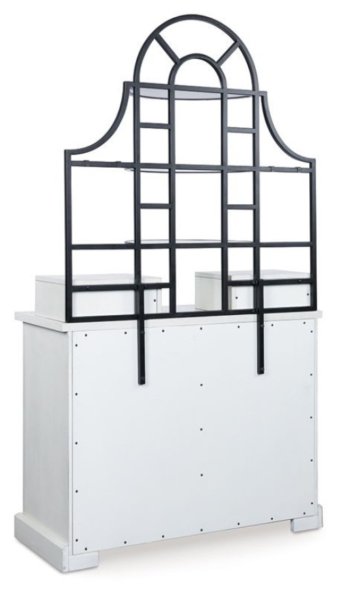 Greddinton - White - Baker's Rack