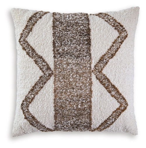 Brettwood - Ivory / Brown - Pillow (Set of 4)