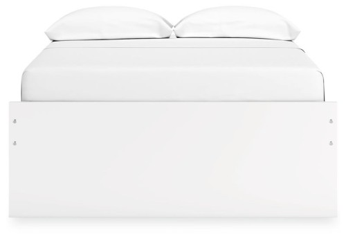 Onita - White - Queen Platform Bed With 2 Side Storage