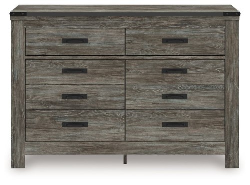 Frandern - Gray - Dresser And Mirror