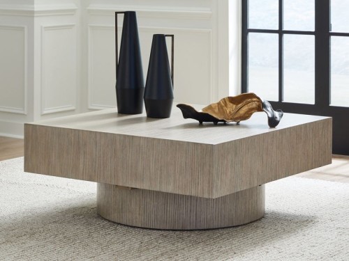 Jorielyn - Light Grayish Brown - Square Cocktail Table