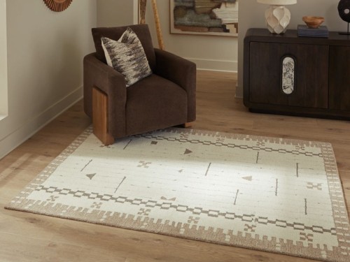 Dot - Cream / Brown / Taupe - Medium Rug