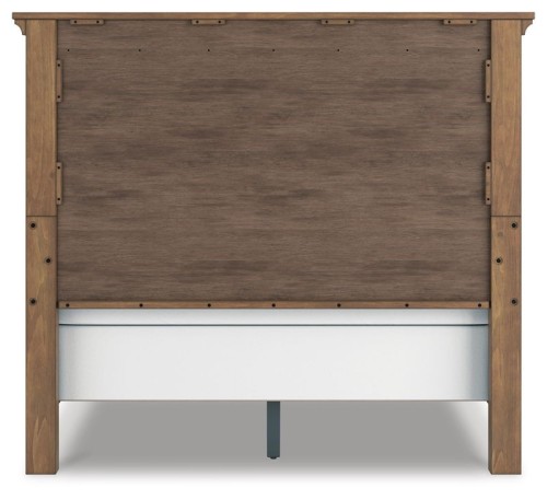 Feddinger - Medium Brown - King Panel Bed