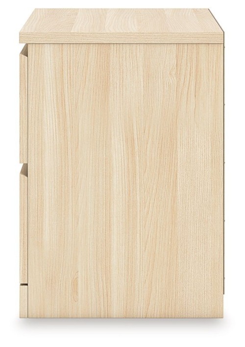 Onita - Natural - Two Drawer Night Stand