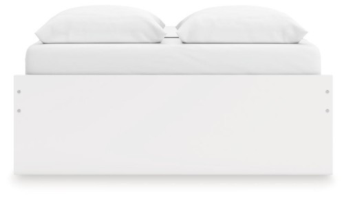 Onita - White - King Platform Bed With 2 Side Storage
