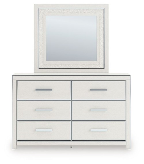 Zuraleus - Dresser And Mirror - White