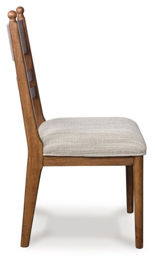 Greddinton - Black - Dining Upholstered Side Chair (Set of 2)