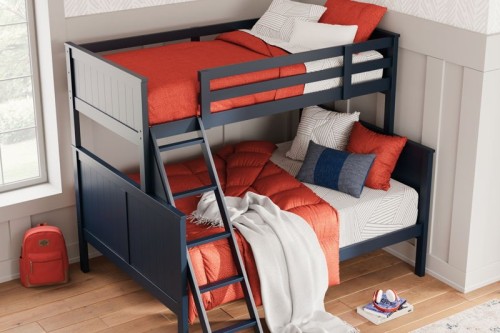 Nextonfort - Black - Twin Over Twin Bunk Bed