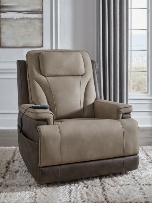 4Z-Peaceful Pause - Serenity Zone - Slate - Power Lift Recliner