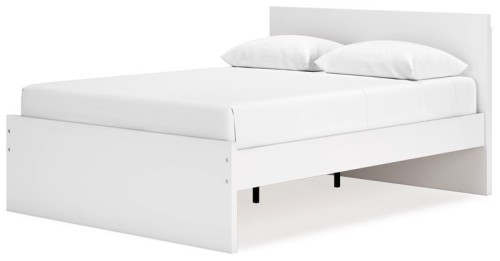 Onita - White - Queen Panel Platform Bed